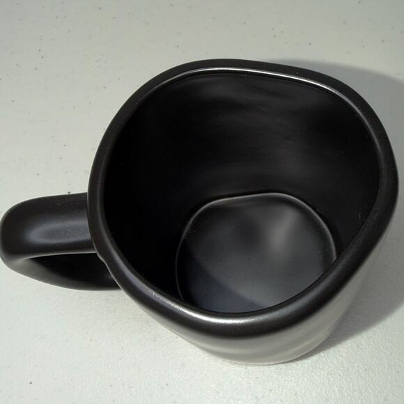 Rae Dunn Black & White Halloween Mug Boo 3 Ghosts Magenta Artisan - Picture 4 of 5